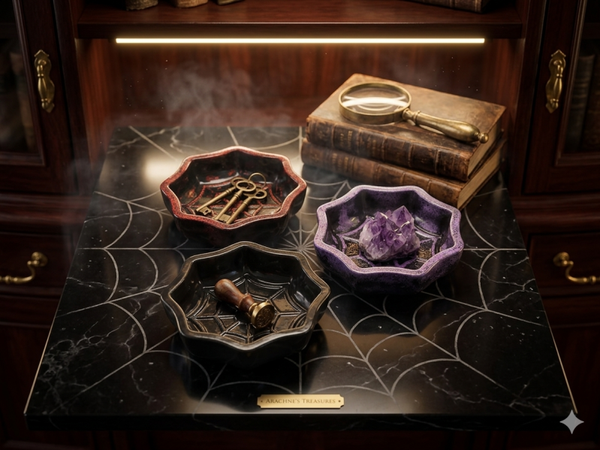 🕷️ Arachne’s Treasures – Magische Spinnennetz-Schale