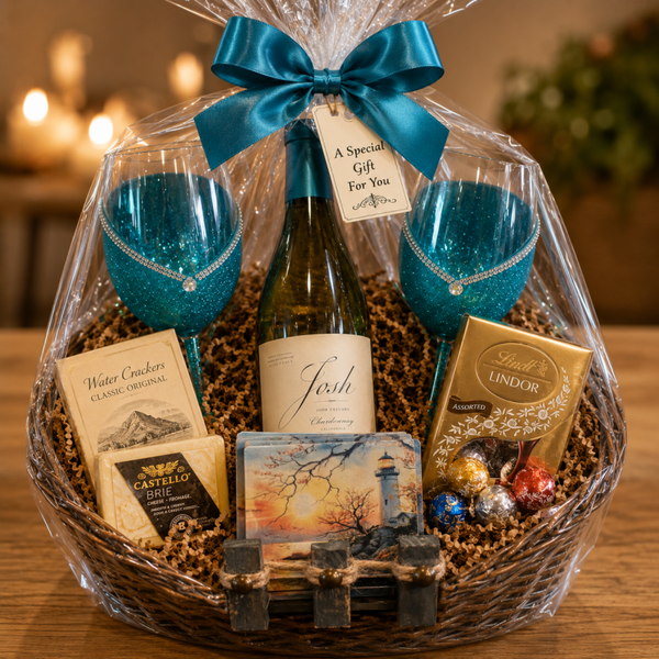 Wine and Glass Basket