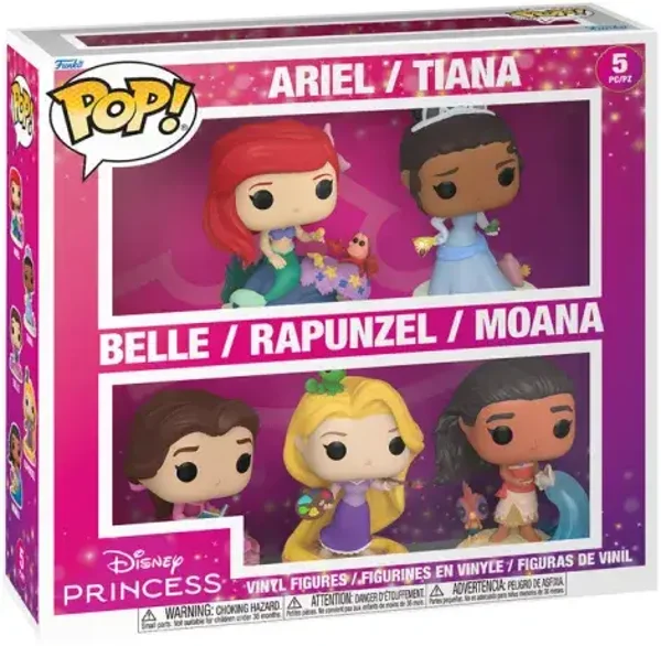 PRINCESSES DISNEY - Pack de 5 pop