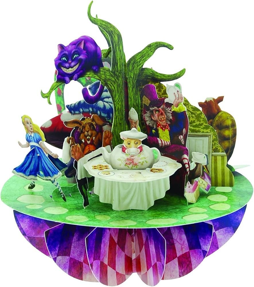 ALICE AU PAYS DES MERVEILLES - Carte 3D Pop Up Alice