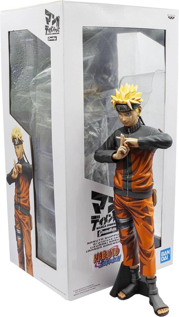 NARUTO - Figurine Banpresto (Grandista Manga Dimensions) - Naruto Uzumaki