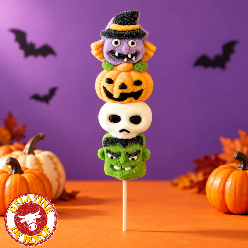 BONBON - Brochette Monster Mallow Halloween (Alimentaire France)