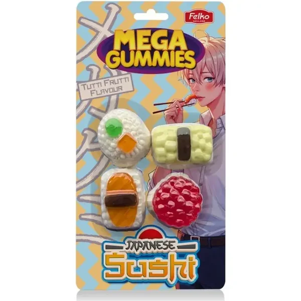 MEGA GUMMIES Japanese Sushi - Bonbon géant (alimentaire)
