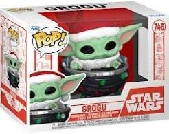 STAR WARS - pop 0746 - Grogu avec guirlandes (version noel)