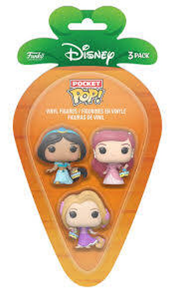 PRINCESSE 2 - Pack de 3 Pocket Pop - Carotte de pâques destock