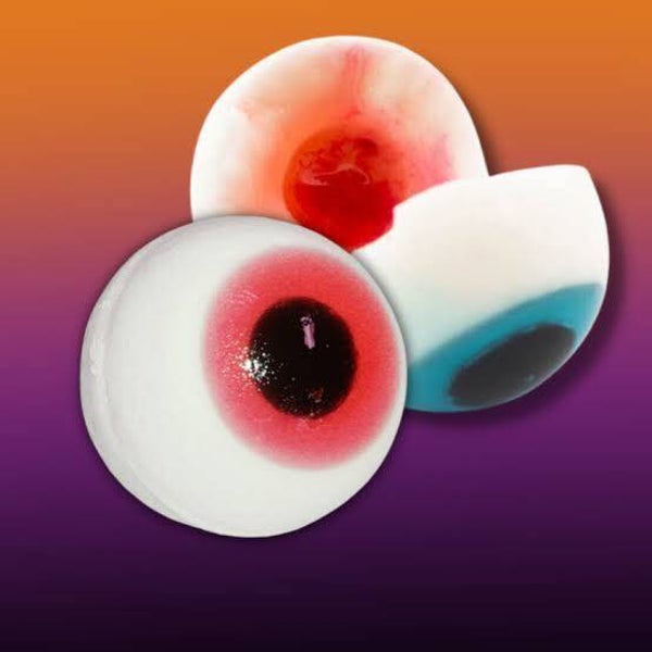 BONBON - Yeux Géants d'Halloween : 10 yeux par sachet (Alimentaire Belgique)