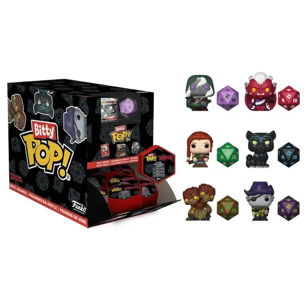 DONJON & DRAGONS - Mystery bitty Pop + dé - box surprise