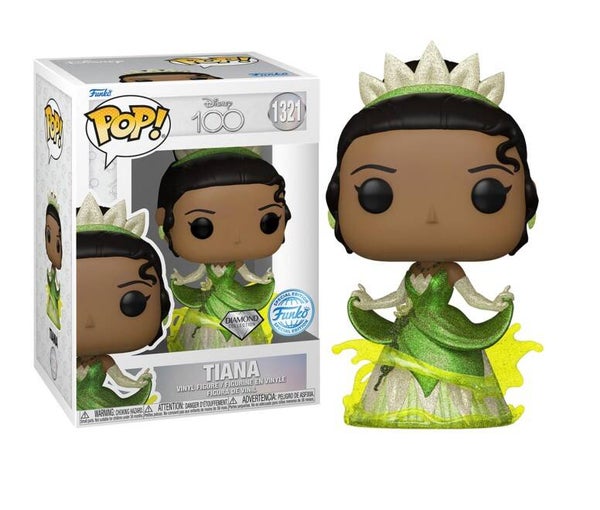 PRINCESSE & GRENOUILLE - pop 1321 - Tiana robe verte pailletée (Ed spécial + Diamond)