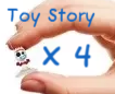 TOY STORY - Pack de 4 Bitty Pop