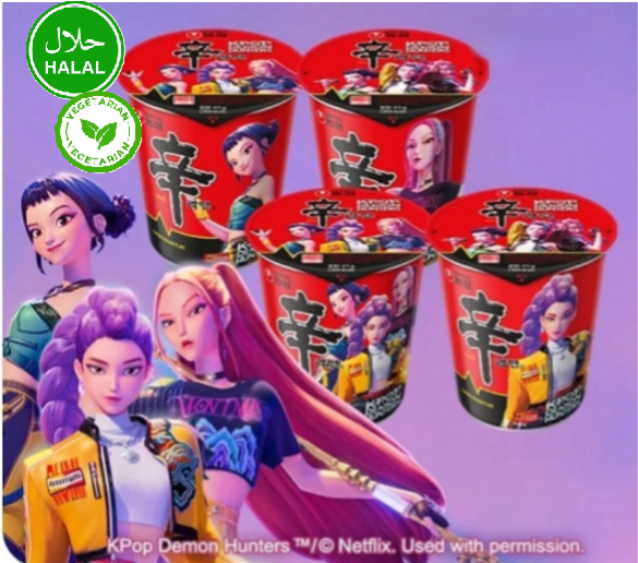 K-pop Demon Hunters - Pot Ramen épicées (Alimentaire nouilles corée)