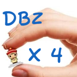 DRAGON BALL Z - Pack de 4 Bitty Pop