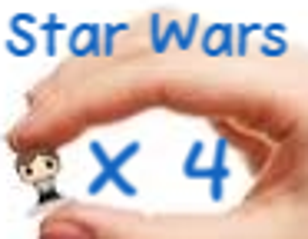 STAR WARS - Pack de 4 Bitty Pop