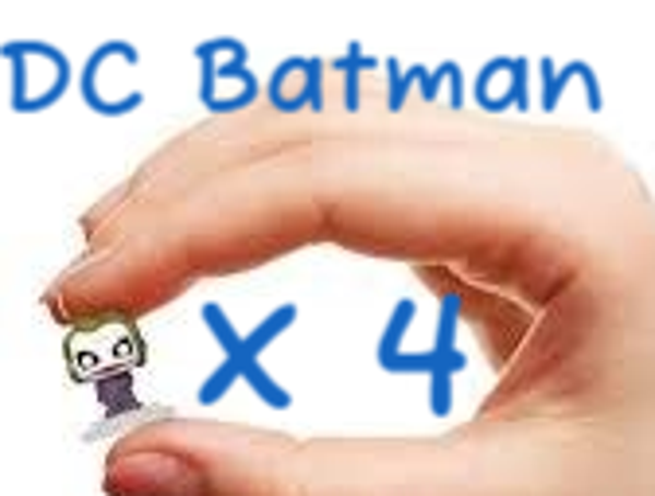 BATMAN (DC) - Pack de 4 Bitty Pop
