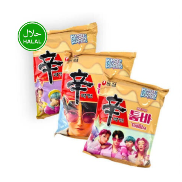 K-pop Demon Hunters - Ramen sautées épicées et crémeuses (Alimentaire nouilles Corée)