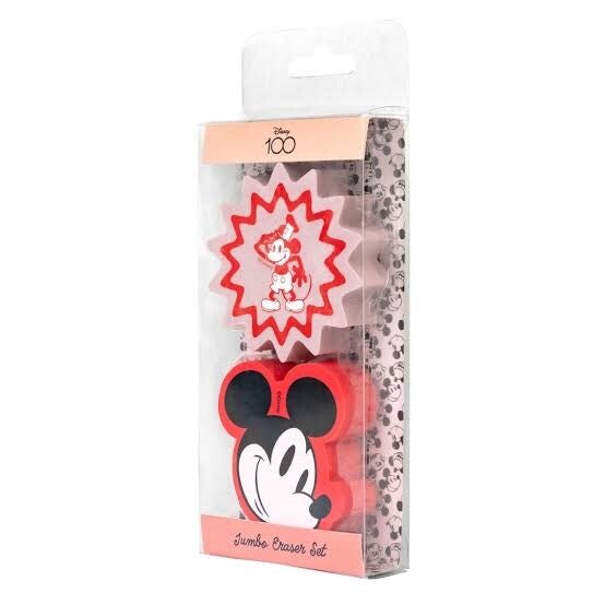 MICKEY - Papeterie - Set de 2 Gommes Mickey Mouse