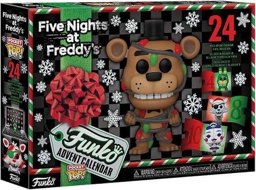 FIVE NIGHTS AT FREDDY'S - Calendrier de l'Avent 24 jours - Pocket Pop FNAF