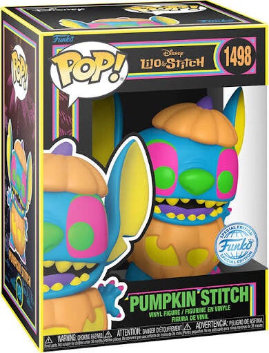 LILO & STITCH - pop 1498 - stitch citrouille fluo (Ed speciale halloween)