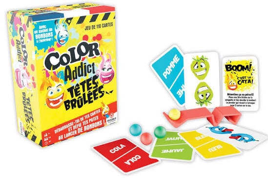 COLOR ADDICT - Jeu de société TETES BRULEES (destock)