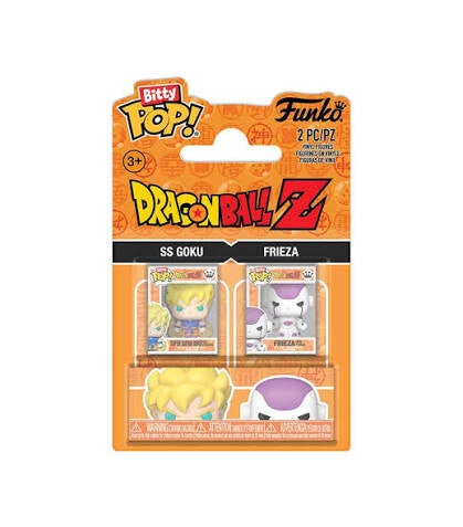 DRAGON BALL Z - Pack de 2 bitty pop - Super Saiyan Goku & Frieza