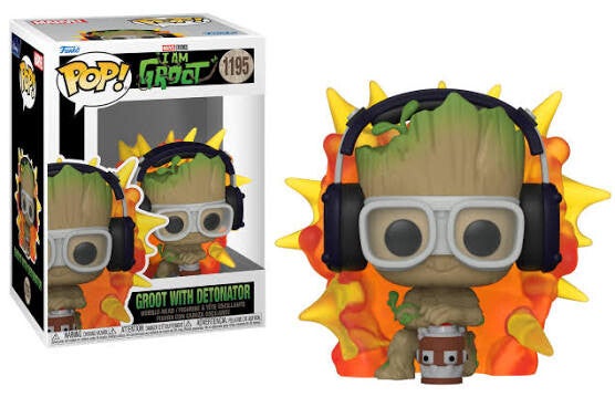GARDIENS DE LA GALAXIE - pop 1195 - Groot (casque)