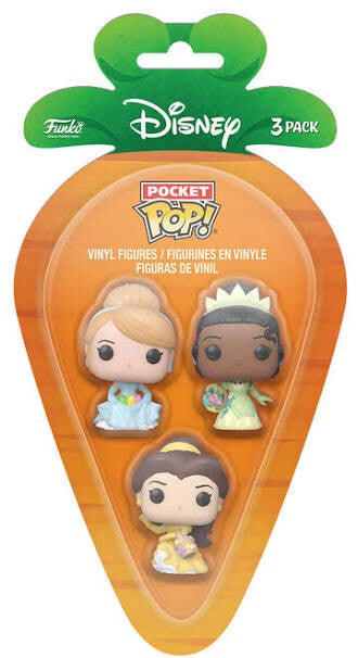 PRINCESSE 1 - Pack de 3 Pocket Pop - Carotte de pâques (destock)