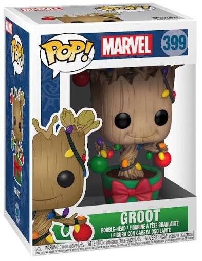GARDIENS DE LA GALAXIE - pop 0399 - Groot (version noël)