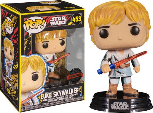 STAR WARS - pop 0453  - luke retro( Edit special)
