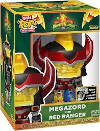 POWER RANGERS (rouge) & robot Megazord - Bitty Pop (boite!)