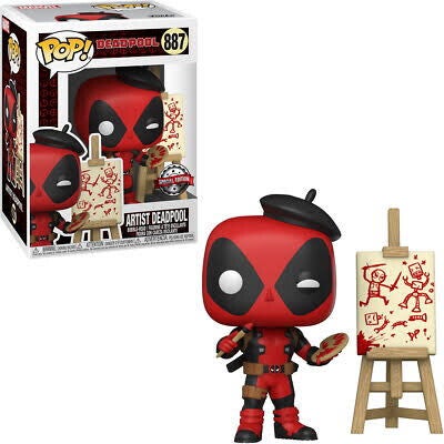 DEADPOOL - pop 0887 - Deadpool peintre (Ed Spéciale)