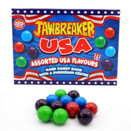 BUBBLE GUM - Jawbreaker USA alimentaire