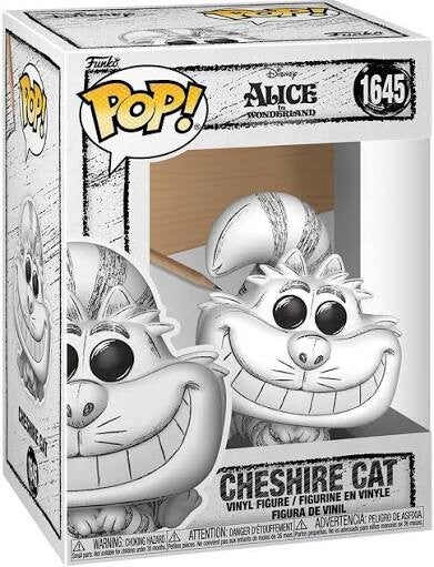 ALICE AU PAYS DES MERVEILLES - pop 1645 - Cheshire cat (croquis)