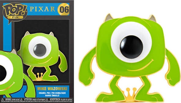 MONSTRE & CIE - PIN'S FUNKO - 06 Mike Wazowski