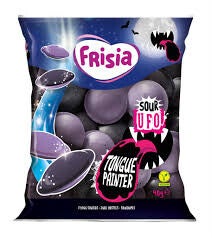 BONBON - Soucoupes UFO'S Tache Langue (Alimentaire Belgique)