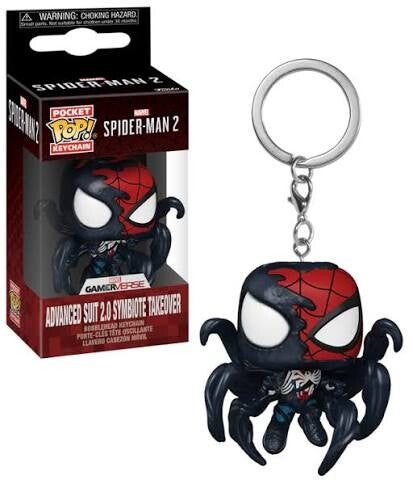 SPIDERMAN - keychain - Advanced suit 2.0 symbiote takeover