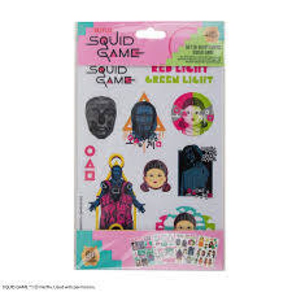 SQUID GAME - STICKERS - Pack de 60 autocollants