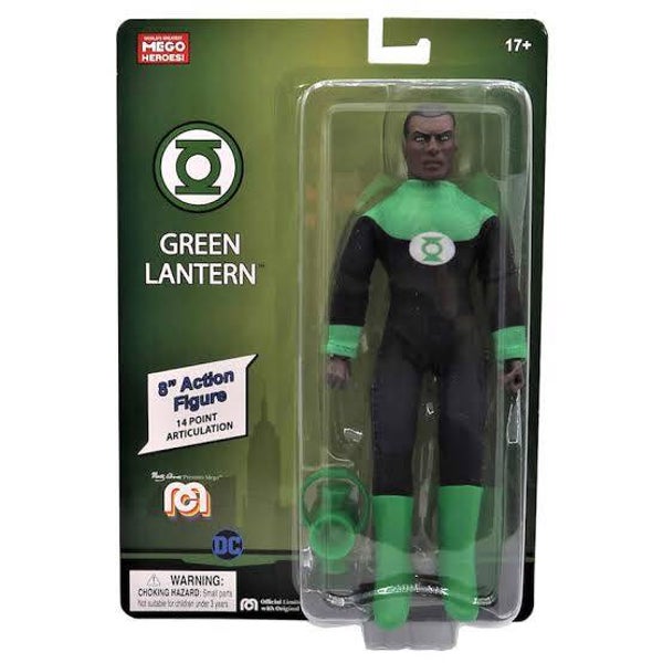 GREEN LANTERN - Figurine Mego Corporation (W.G. Mego Heroes) - John Stewart (destock)