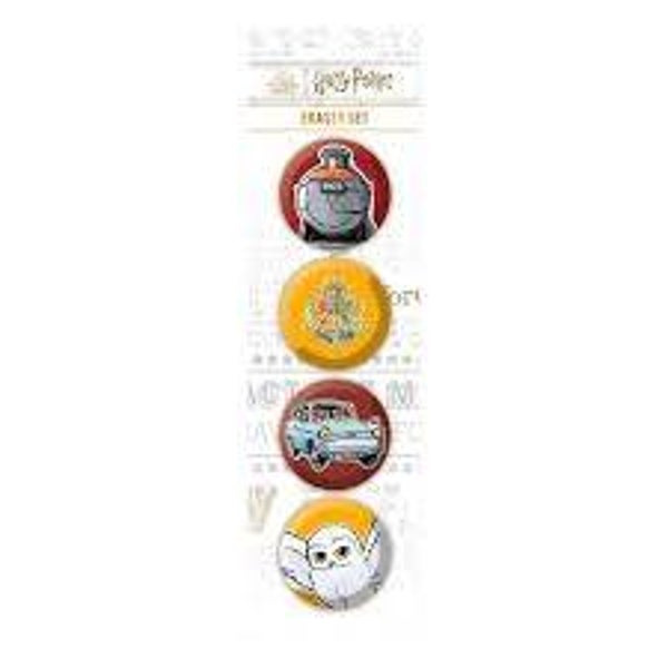 HARRY POTTER - Papeterie - Set de 4 Gommes Harry Potter (boite!)