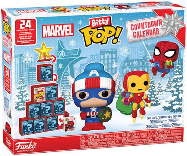 MARVEL - Calendrier de l'Avent 24 jours - Bitty pop Marvel