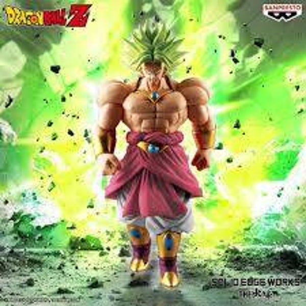 DRAGON BALL Z - figurine Banpresto (Solid edge works) - Broly (Forme Super Saiyan Légendaire)