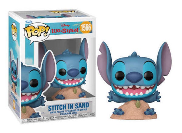 LILO & STITCH - pop 1566 - stitch dans sable