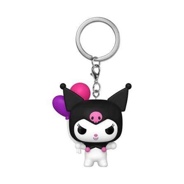 HELLO KITTY - Keychain - Kuromi