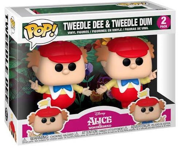 ALICE AU PAYS DES MERVEILLES - pop DUO - Jumeaux Tweedle Dee & Dum