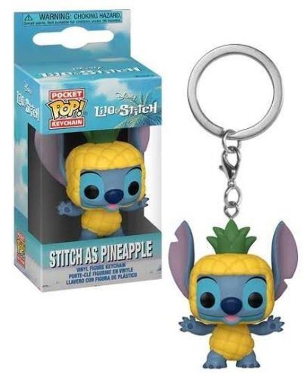 LILO & STITCH - Keychain - Stitch as Pineapple