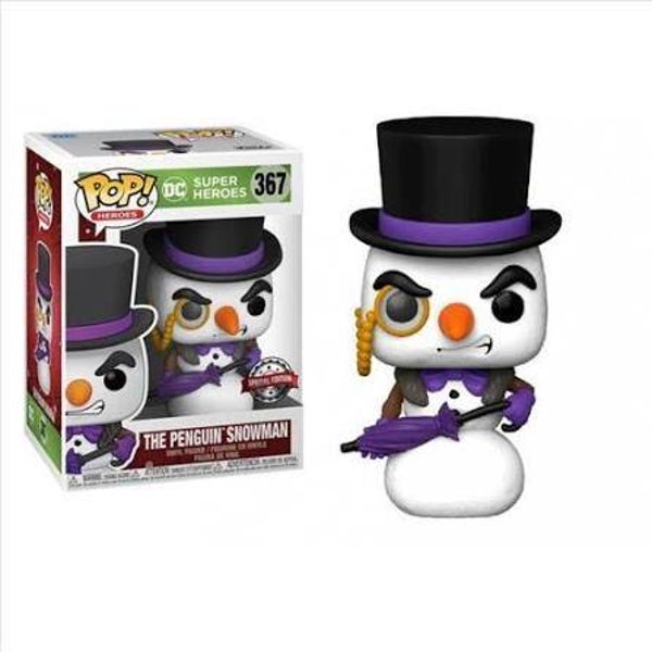 BATMAN (DC) - pop 0367 - bonhomme de neige (Noël)