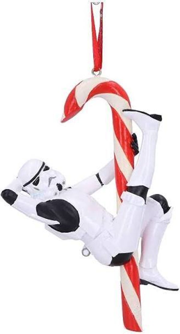 STAR WARS - Suspension de Noël - Stormtrooper sur Candy Cane