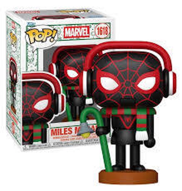 SPIDERMAN - pop 1618 - Miles Morales casse noisette (Version Noël)
