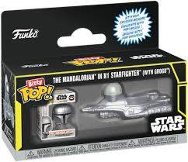 STAR WARS - Bitty Pop Rides - The Mandalorian in N1 Starfighter