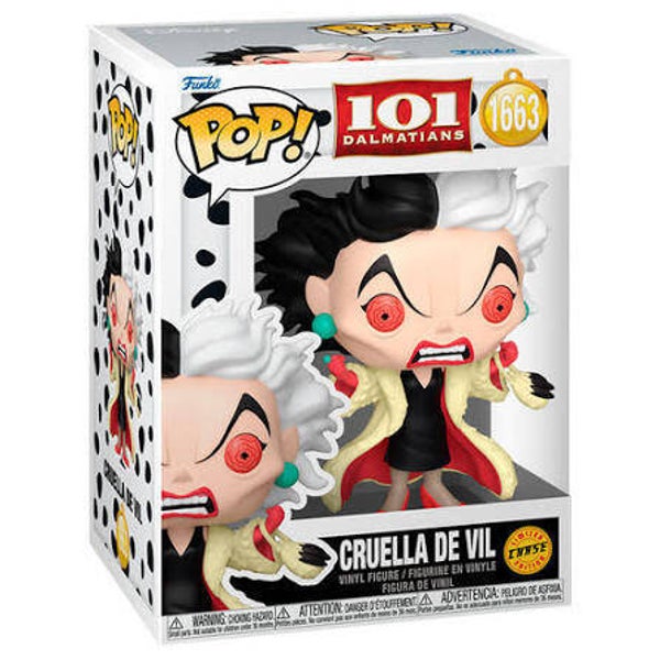 101 DALMATIENS - pop 1663 - Cruella de vil (CHASE)
