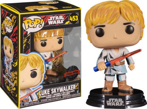 STAR WARS - pop 0453  - luke retro( Edit special)