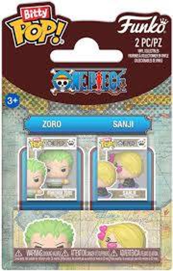 ONE PIECE - Pack de 2 Bitty Pop - Zoro & Sanji